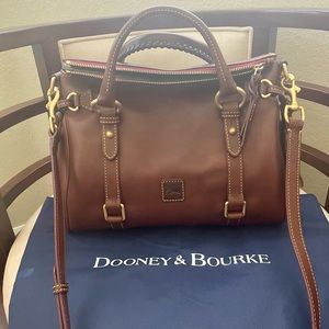 Dooney & Bourke chestnut leather satchel